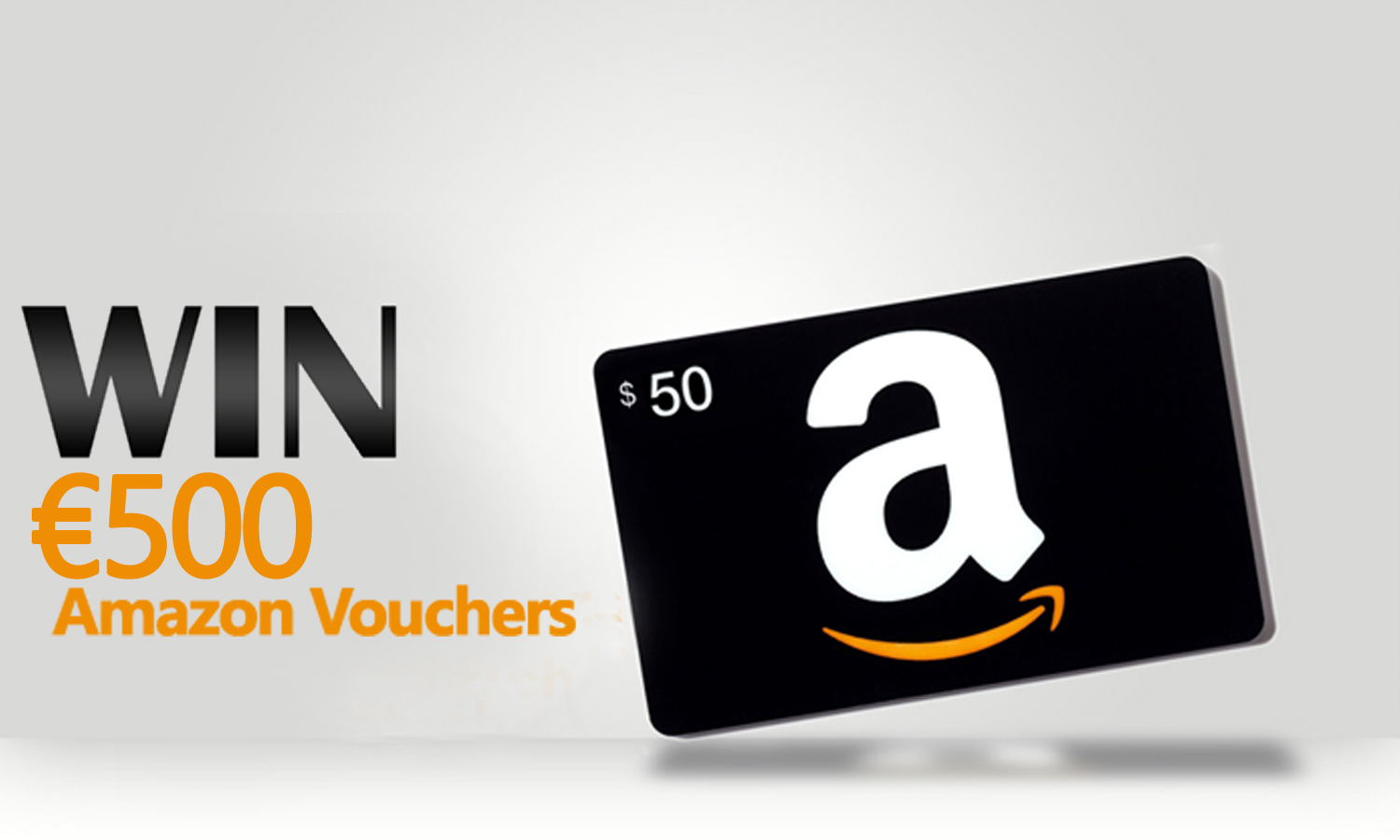 Win €500 Amazon Vouchers!