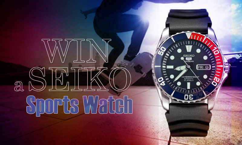 Win a Seiko Sports Watch!