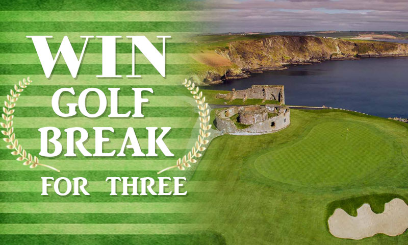 Win a Golf Break in Ireland for Three