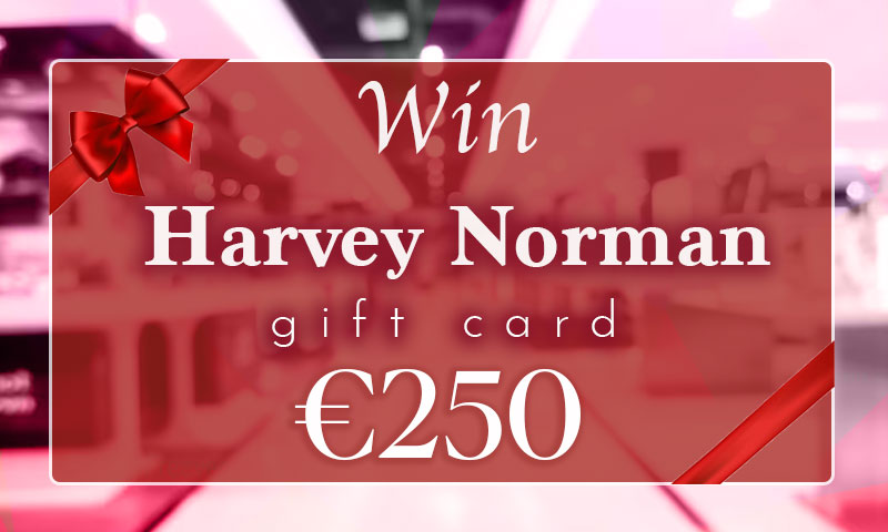 Win €250 Harvey Norman Gift Card